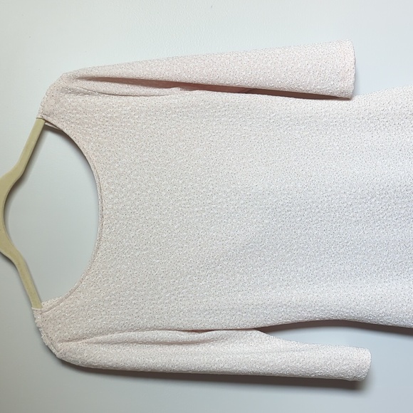 Off-white sparkling evening dress - Picture 1 of 8